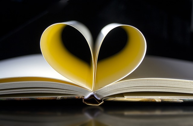 srdce v knize